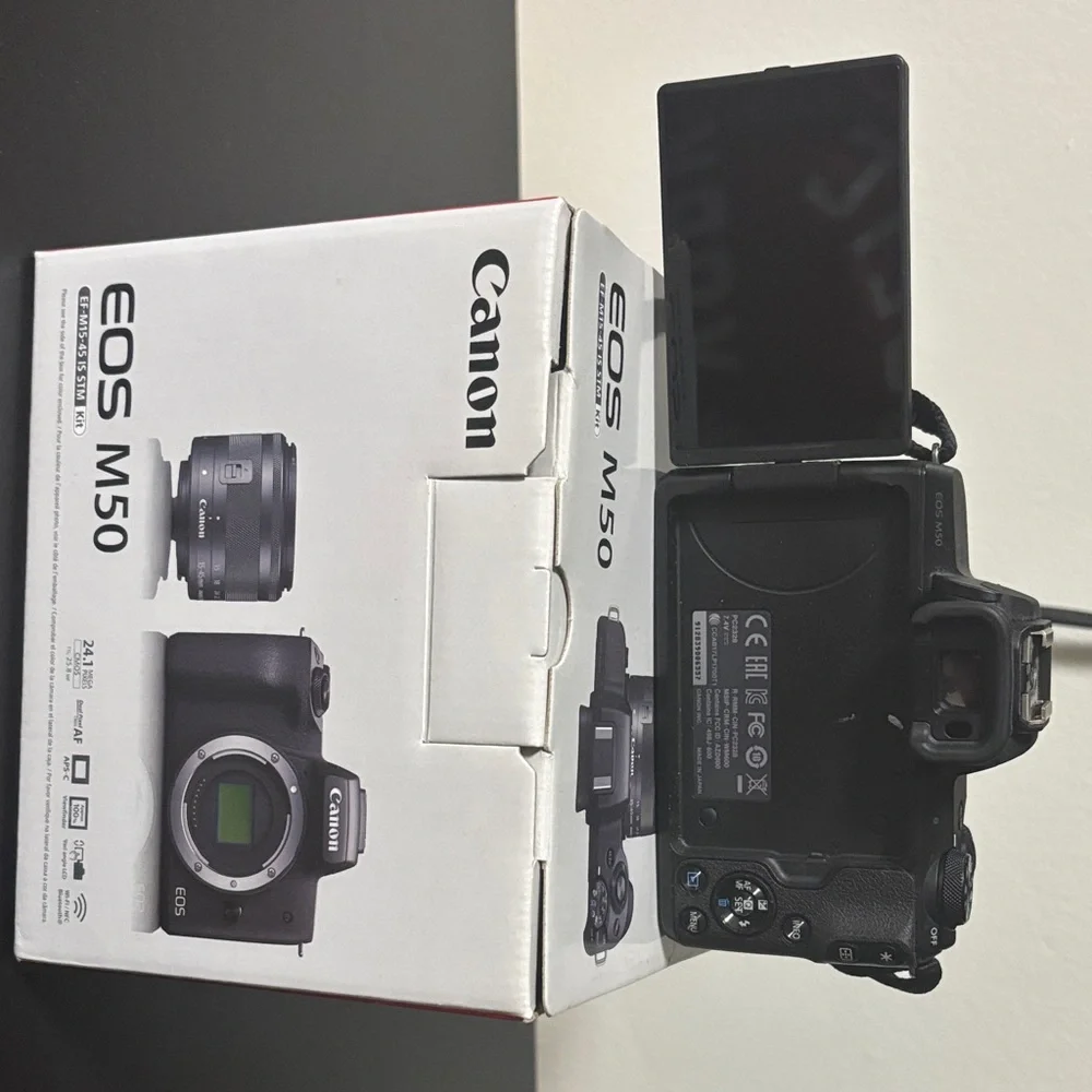 Canon EOS M50 Digital Camera - Black